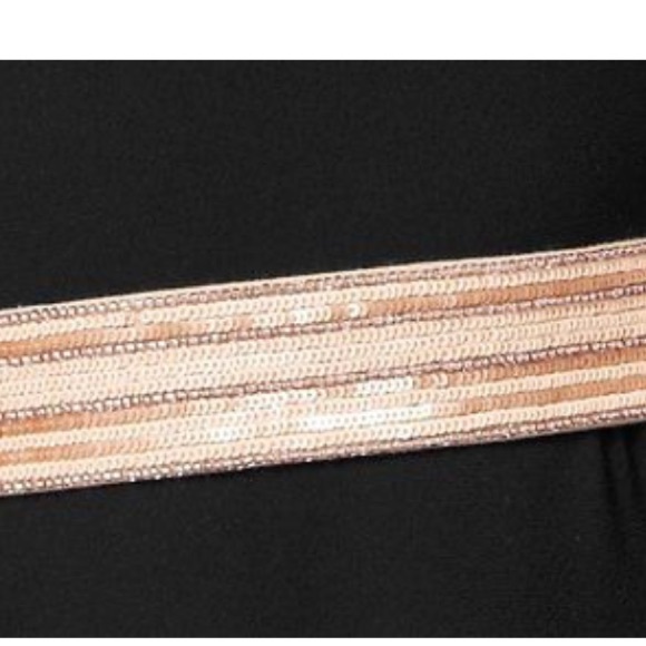 NWT Loft Beaded Belt in Gold and Tan - Picture 6 of 6